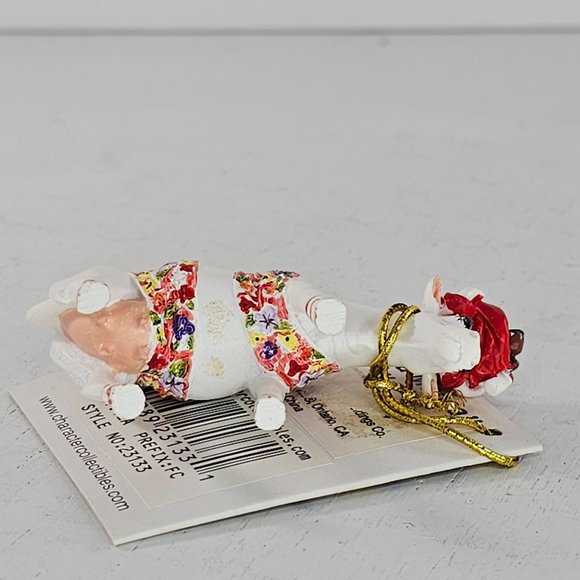 Cowparade Mini Moo La Vida Mooca Figurine Floral Design With Tag #23133 - Picture 7 of 8